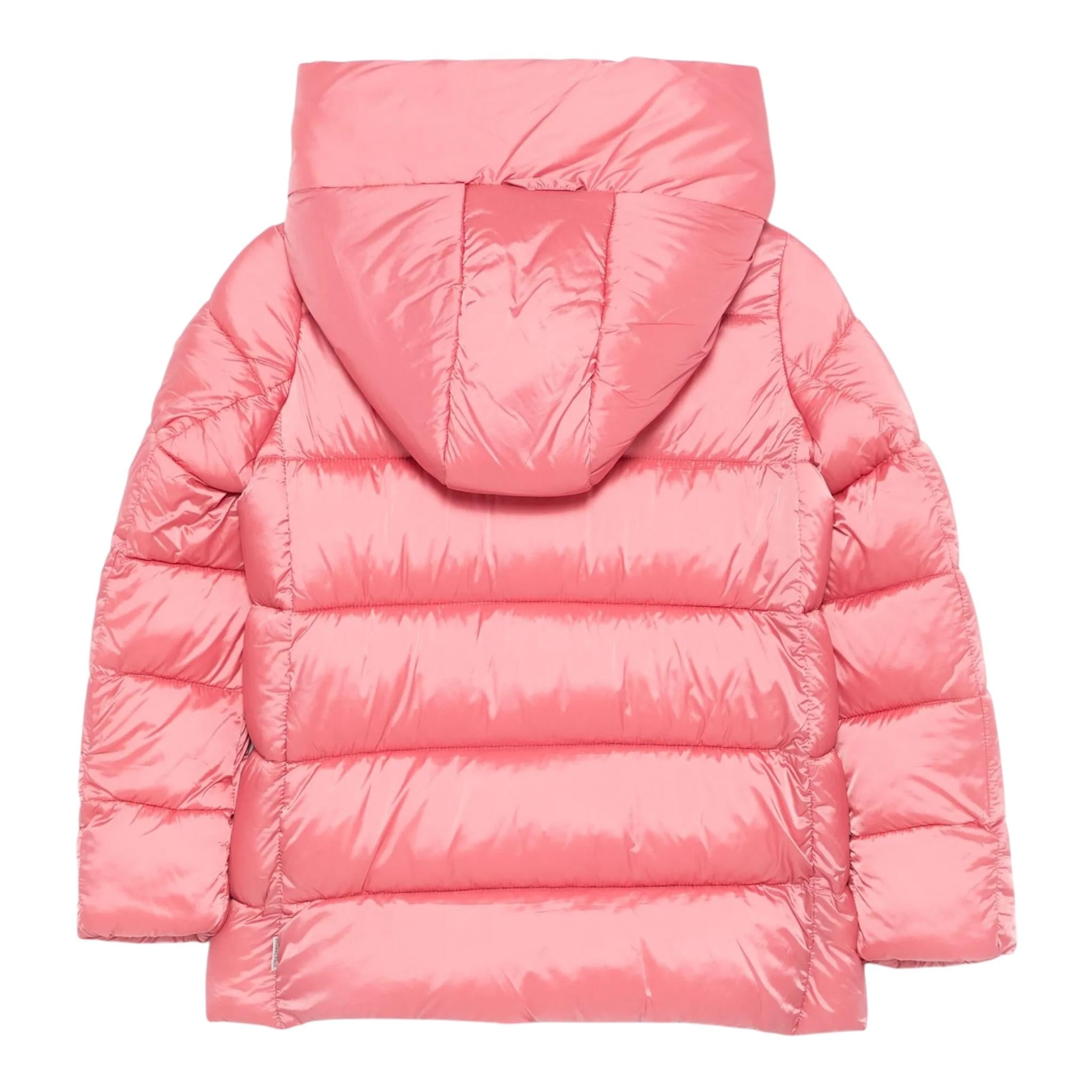 SAVE THE DUCK giubbino tinta unita con cappuccio Rosa per Bambina J45650GJ ROSA SAVE THE DUCK