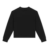 DOLCE & GABBANA felpa chiusa girocollo tinta unita con stampa Nero per Bambina L4JWHZ NERO DOLCE & GABBANA