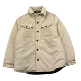 SAINT BARTH giubbino effetto camicia in camoscio tinta unita Beige per Bambino CHALET BEIGE SAINT BARTH