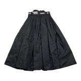 NAICE gonna tinta unita con cintura logata Nero per Bambina 23969 NERO NAICE