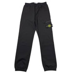 STONE ISLAND pantalone tinta unita con elastic in vita Nero per Bambino 791660544 NERO STONE ISLAND