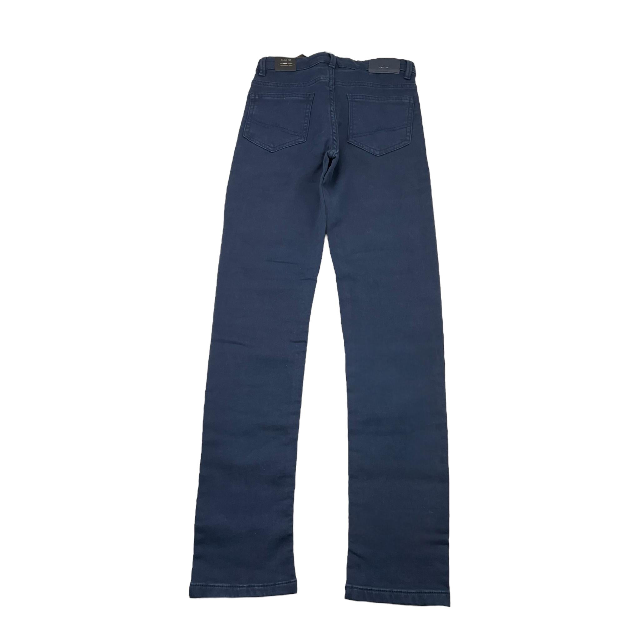 NUKUTAVAKE pantalone tinta unita con girovita regolabile Blu per Bambino 7531 BLU NUKUTAVAKE