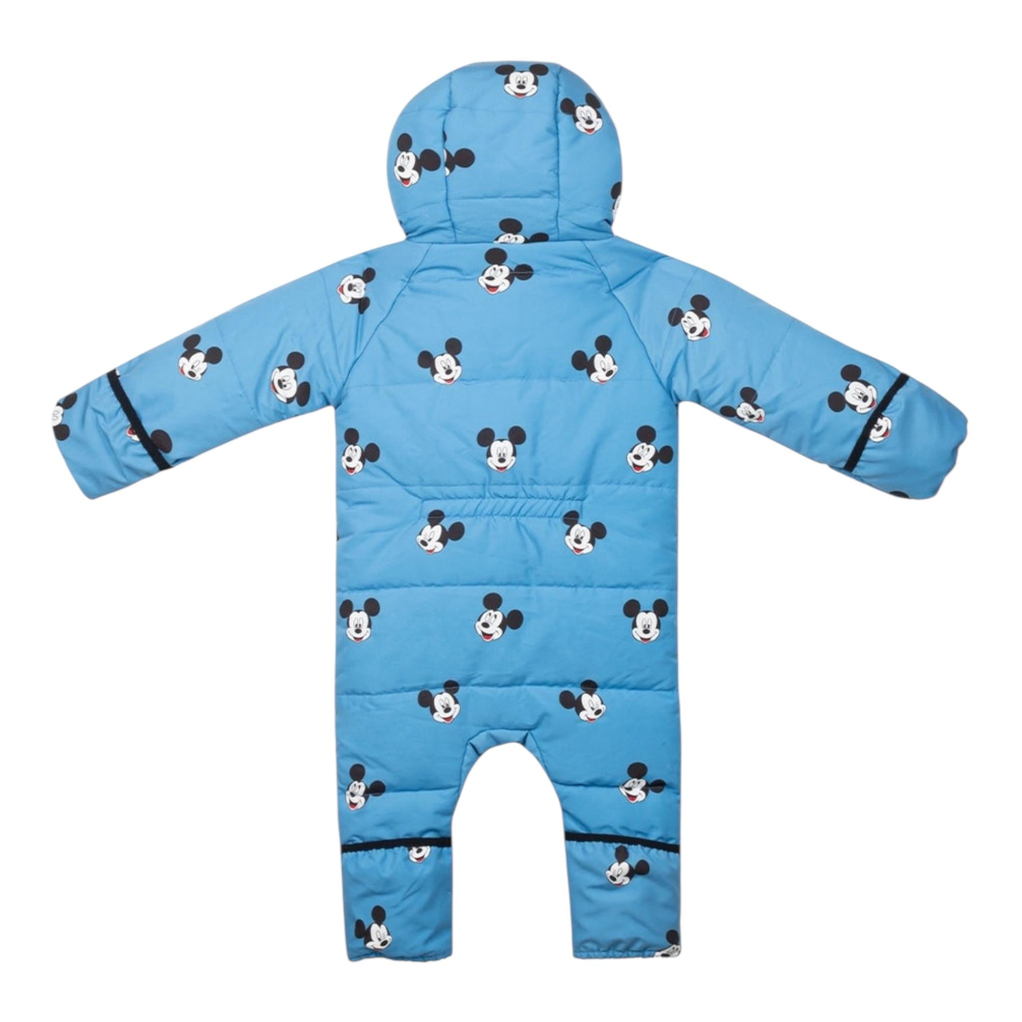 SAINT BARTH eskimo tinta unita con stampa fantasia Azzurro per Neonata GLC001 AZZURRO SAINT BARTH