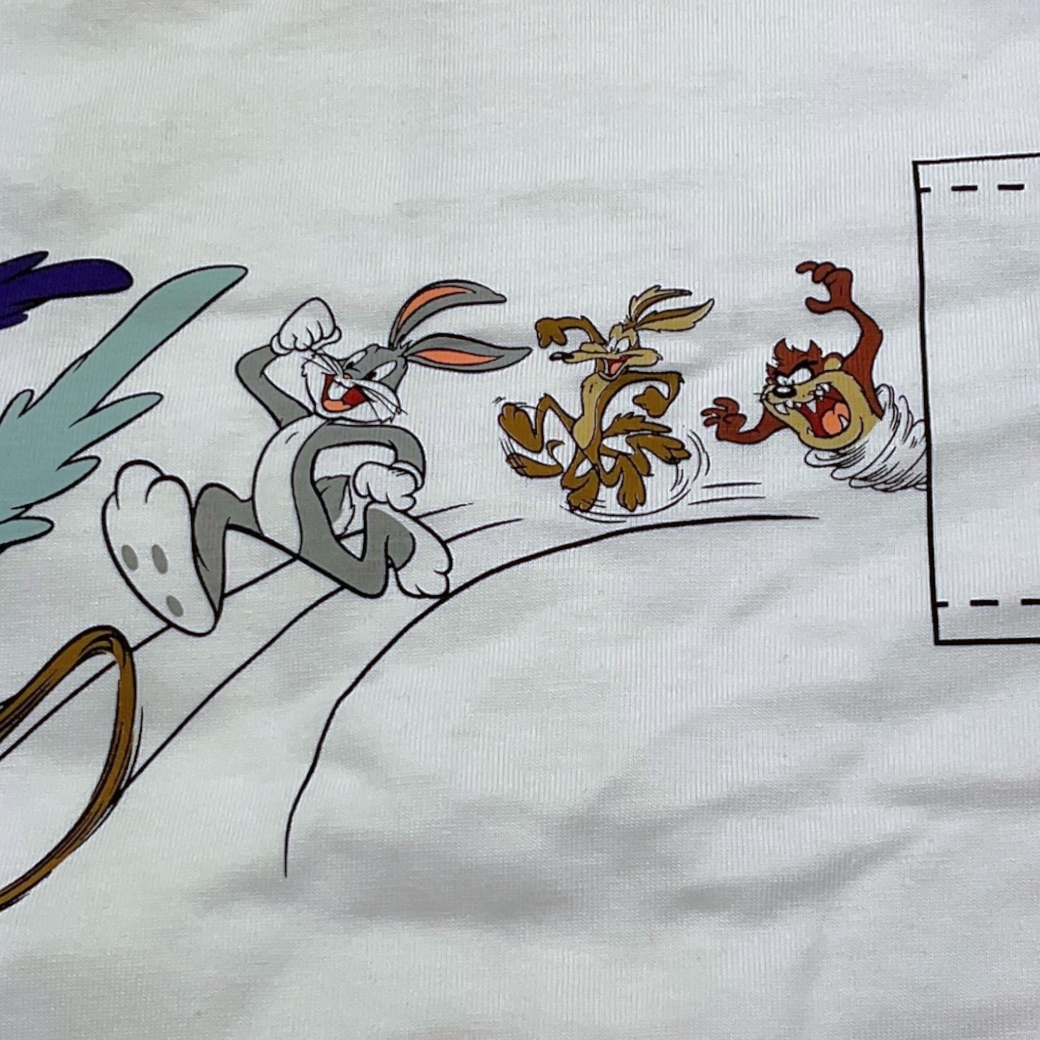 DIADORA t-shirt girocollo tinta unita stampa looney tunes Bianco per Bambino 502180949 BIANCO DIADORA
