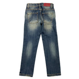 NUPKEET jeans tinta unita cn girovita regolabile Blu per Bambino 4DNK395 BLU NUPKEET