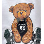 DANIELE ALESSANDRINI felpa girocollo tinta unita con stampa Bianco per Neonato 1291F0032 BIANCO DANIELE ALESSANDRINI