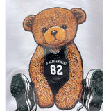 DANIELE ALESSANDRINI felpa girocollo tinta unita con stampa Bianco per Neonato 1291F0032 BIANCO DANIELE ALESSANDRINI