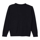 EMPORIO ARMANI maglia girocollo tinta unita con logo Blu per Bambino 8N4MA1 BLU EMPORIO ARMANI