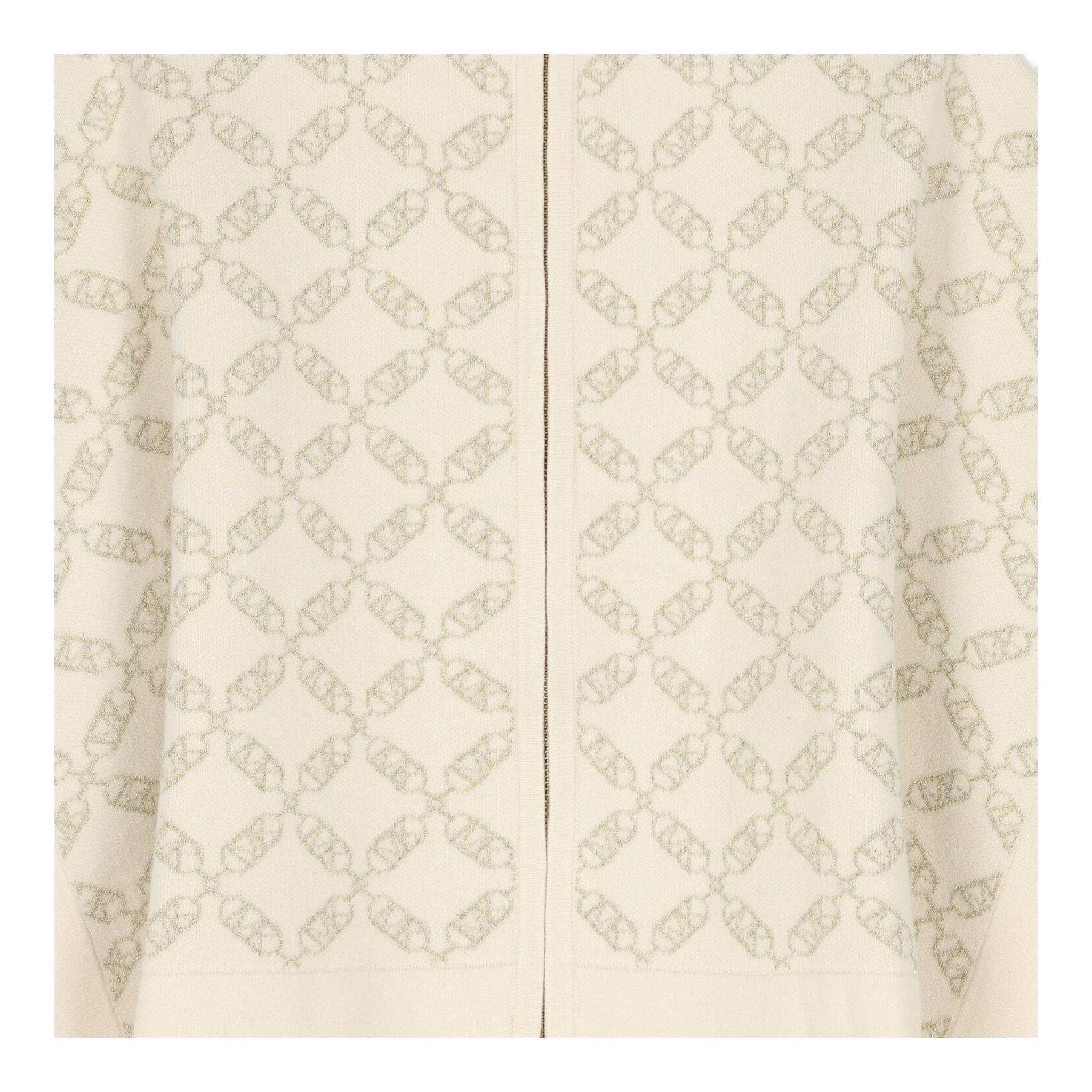 MICHAEL KORS feplpa tinta unita logata con zip Panna per Bambina R30157 PANNA MICHAEL KORS