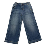 LIU JO jeans tinta unita modello palazzo Blu per Bambina KF2178 BLU LIU JO