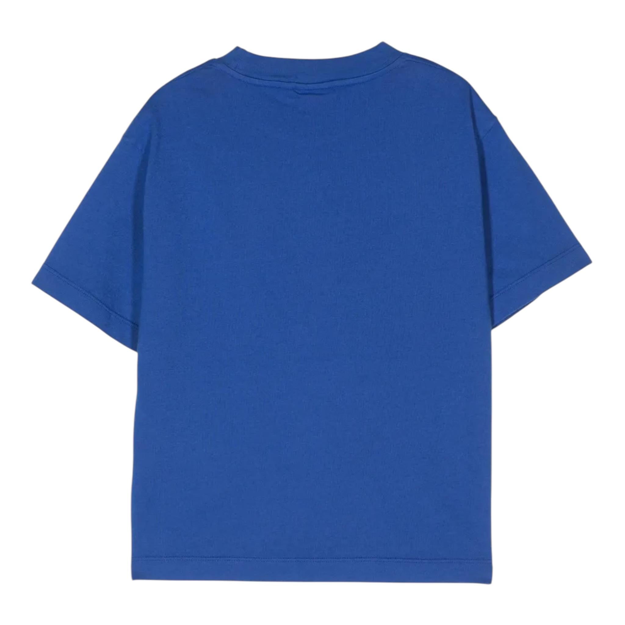 ASPESI t-shirt girocollo tinta unita con taschino Cobalto per Bambino F24038TSM70388 COBALTO ASPESI