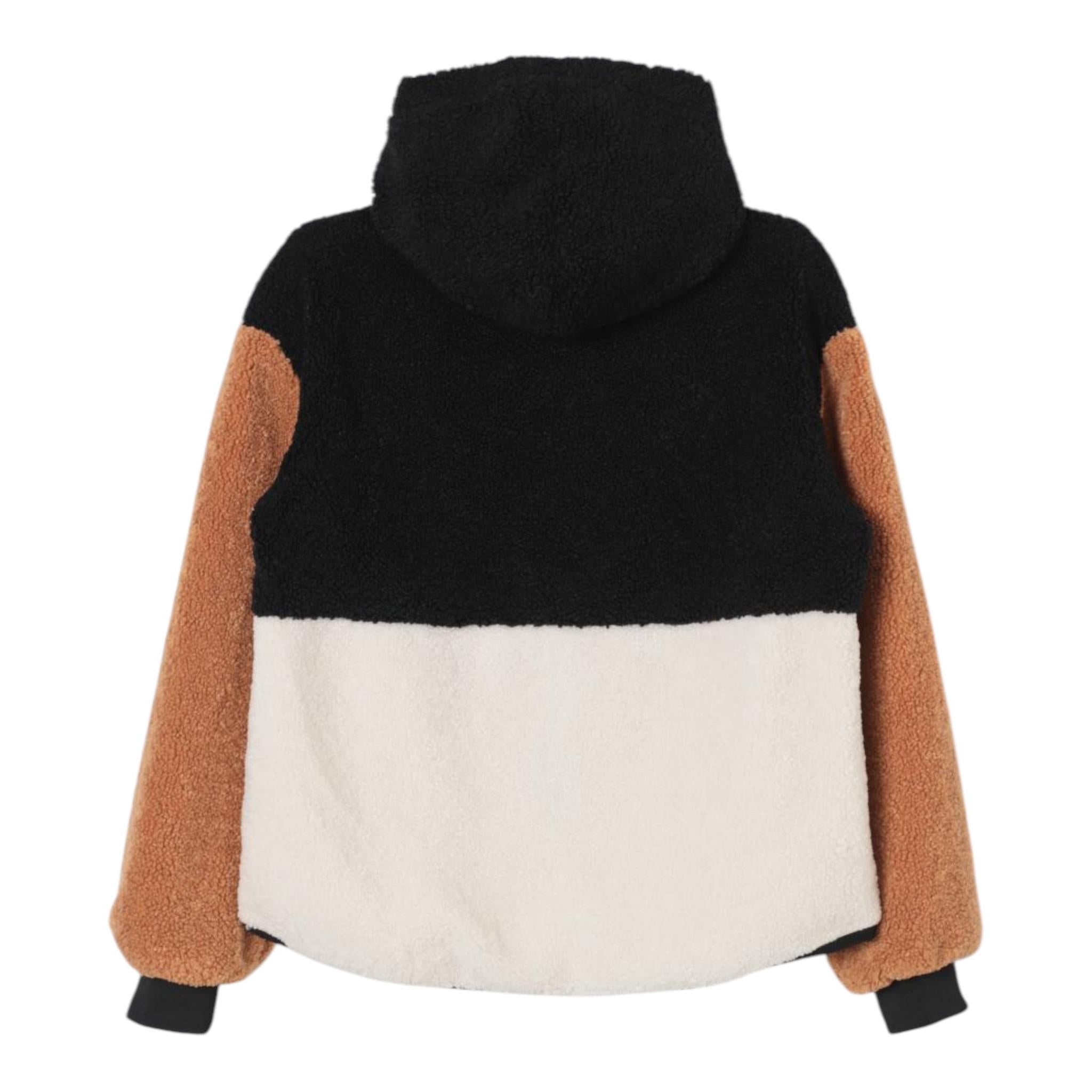 MOSCHINO giubbino teddy con cappuccio tricolore Multicolor per Bambino HUS04Y MULTICOLOR MOSCHINO