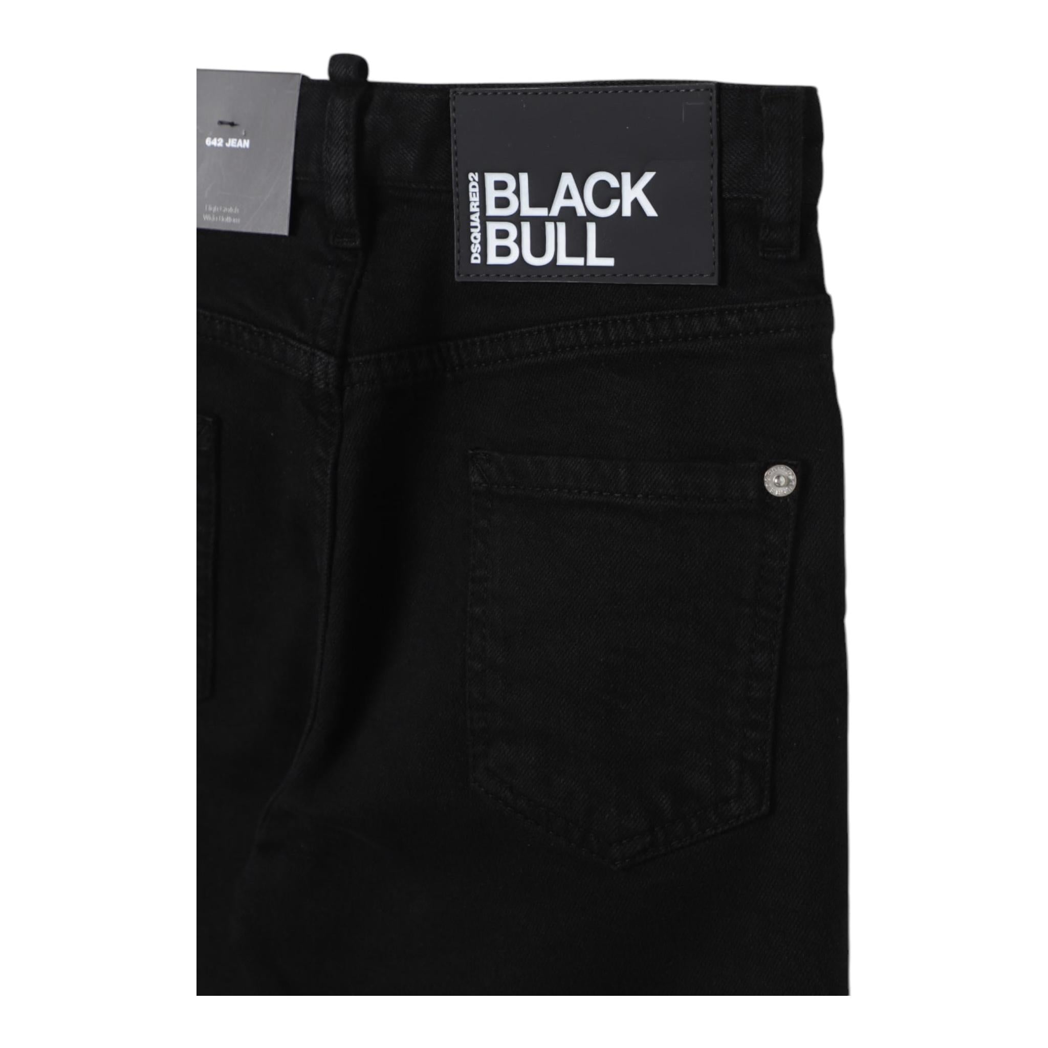 DSQUARED2 jeans tinta unita Nero per Bambino DQ2637 NERO DSQUARED2