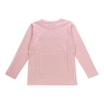 GAELLE shirt girocollo tinta unita con stampa Rosa per Bambina 2741M00316 ROSA GAELLE