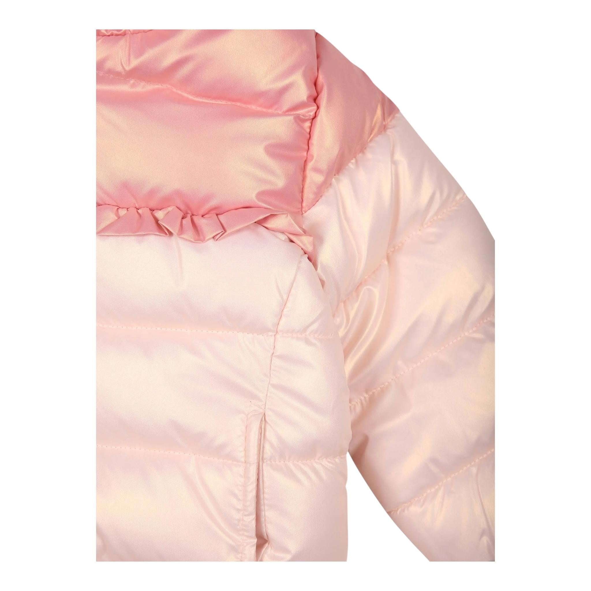 CARRE'MENT BEAU giubbino tinta unita con cappuccio e pelliccia Rosa per Neonata Y30232X ROSA CARRE'MENT BEAU