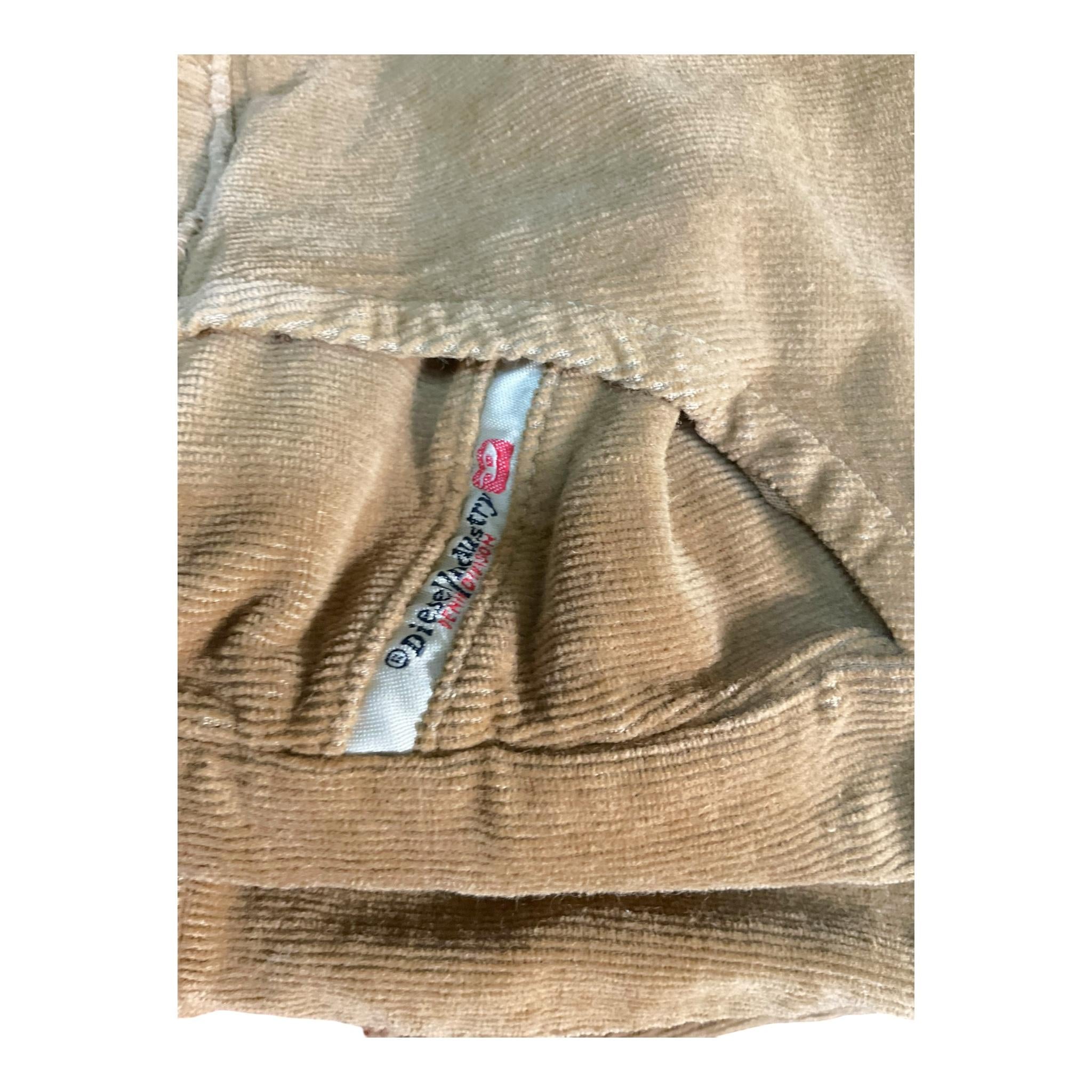 DIESEL pantalone tinta unita con elastico in vita Cammello per Neonato K0051 CAMMELLO DIESEL