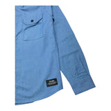 SIVIGLIA camicia tinta unita manica lunga con taschini Azzurro per Bambino SVBSH00646 AZZURRO SIVIGLIA