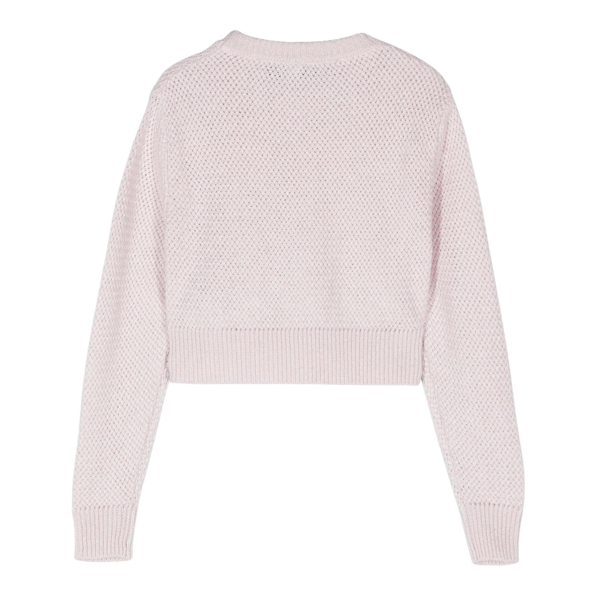SIMONETTA maglia girocollo modello crop Rosa per Bambina SV9A00 ROSA SIMONETTA