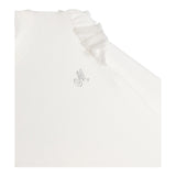 MONNALISA shirt tinta unita con rouches Panna per Neonata 31D623 PANNA MONNALISA