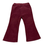 PER TE pantalone tinta unita in velluto modello zampa Bordeaux per Bambina 44208 BORDEAUX PER TE