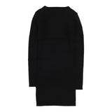 LIU JO abito mezza manica tinta unita con scaldacuore Nero per Bambina GF4196 NERO LIU JO