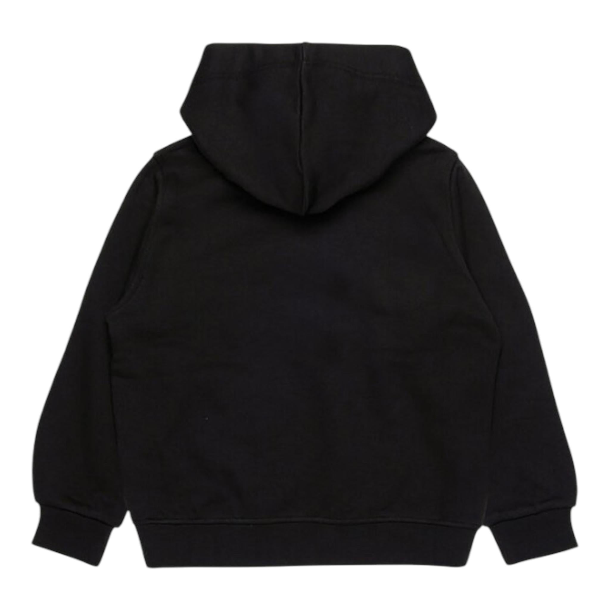 DIESEL felpa tinta unita con cappuccio Nero per Bambino J02014 NERO DIESEL