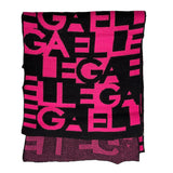 GAELLE sciarpa tinta unita logata Nero per Bambina 2741SLC00505 NERO GAELLE