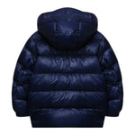 EMPORIO ARMANI giubbino tinta unita con cappuccio Blu per Bambino 6K4BJC BLU EMPORIO ARMANI