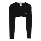 LIU JO abito mezza manica tinta unita con scaldacuore Nero per Bambina GF4196 NERO LIU JO