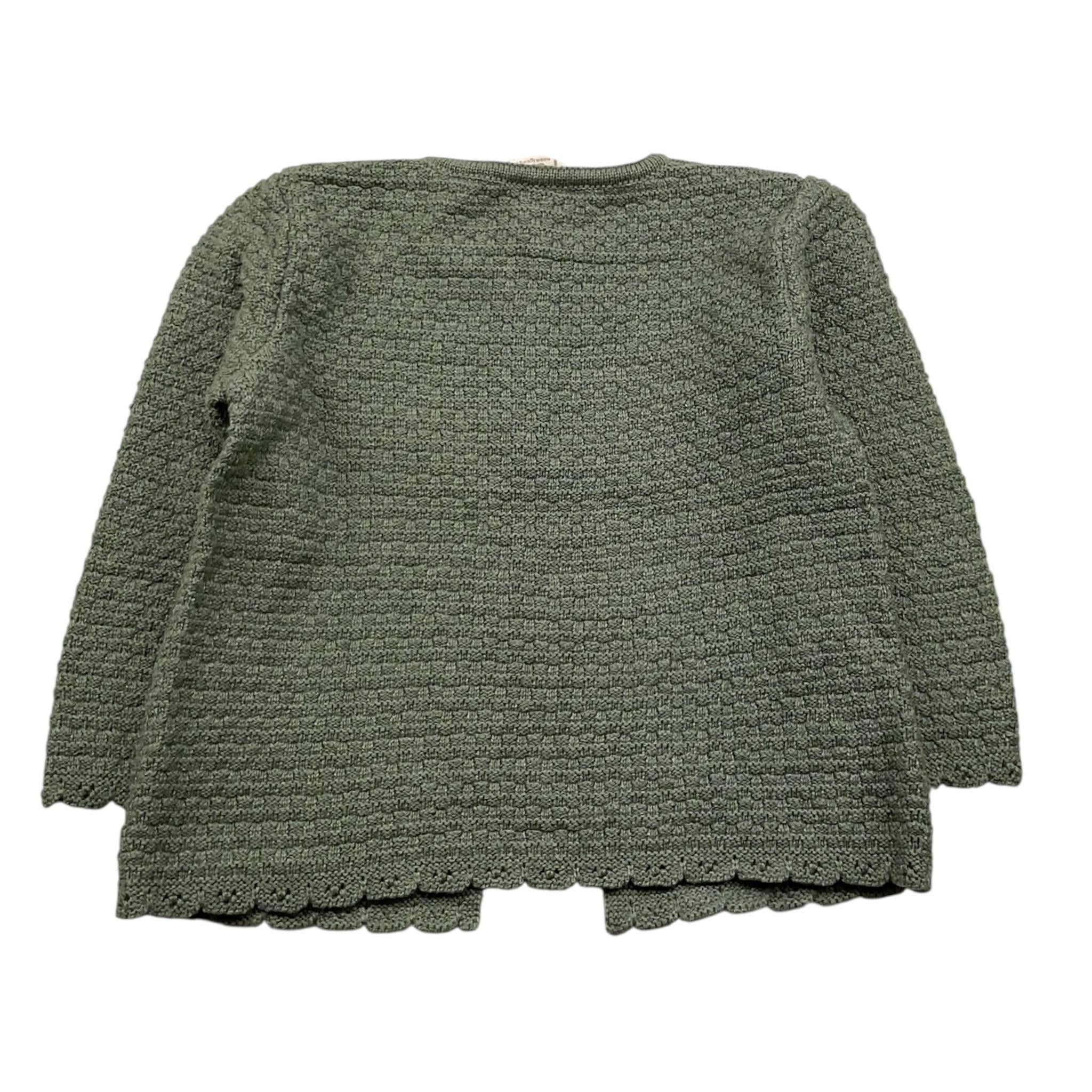 PAZ RODRIGUEZ cardigan tinta unita Verde per Bambino 001121105J VERDE PAZ RODRIGUEZ