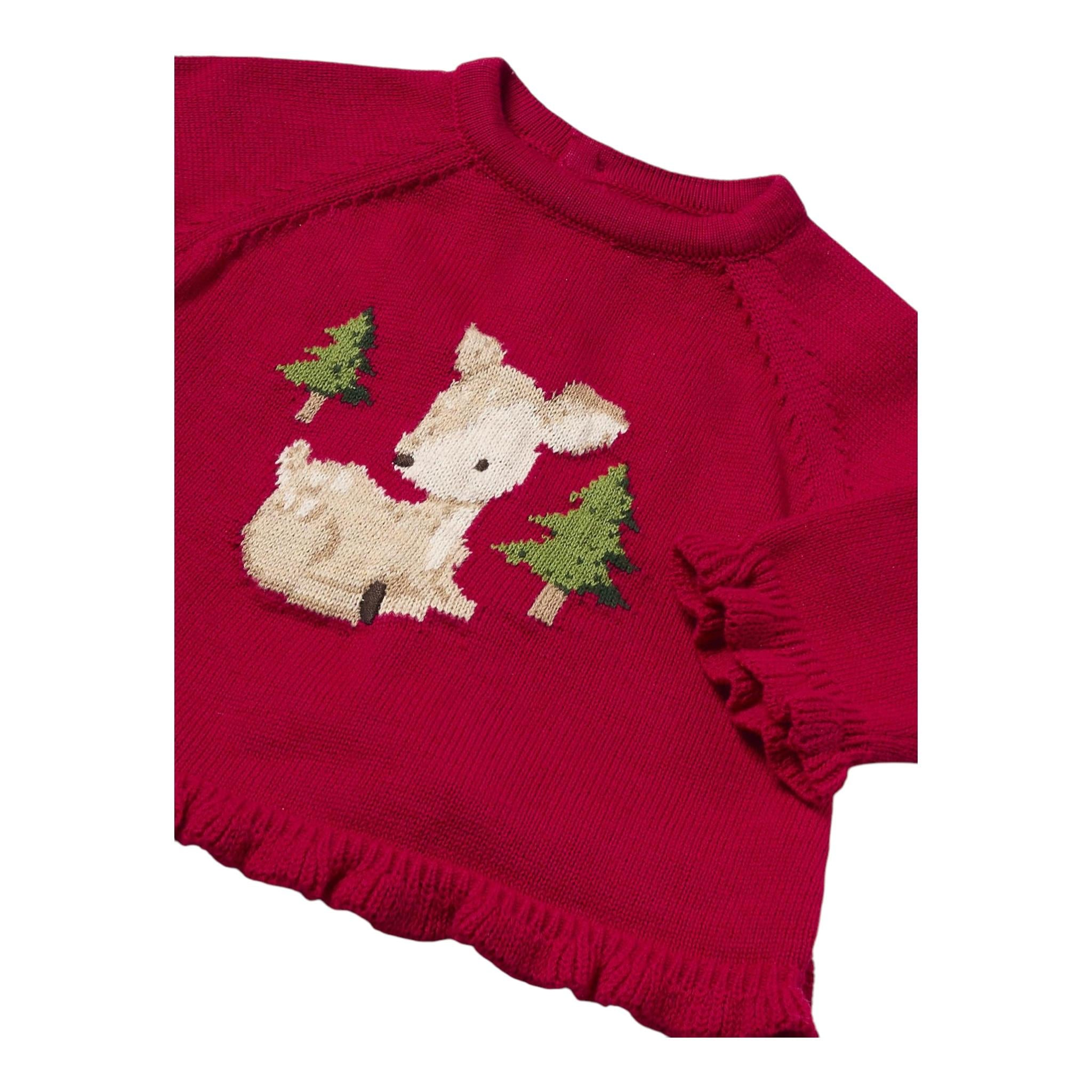 MAYORAL completo 3 pezzi maglia-culotte-calzini Rosso per Neonata 2243 ROSSO MAYORAL