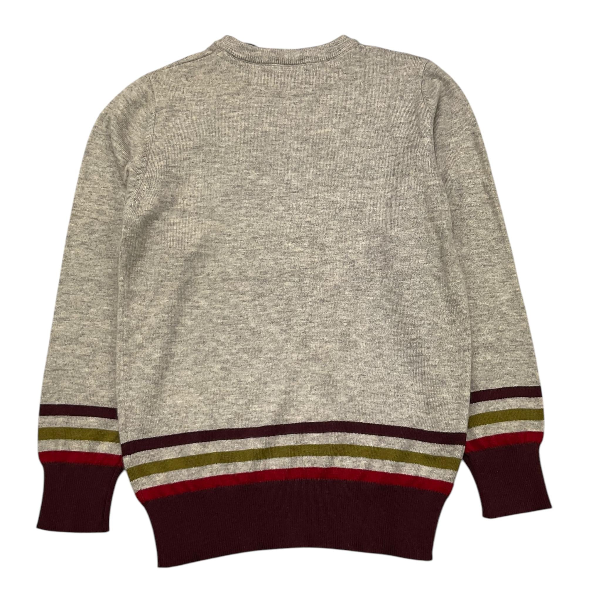 JOHN RICHMOND maglia girocollo tinta unita con profili in contrasto Grigio per Bambino RGA25131MA GRIGIO JOHN RICHMOND
