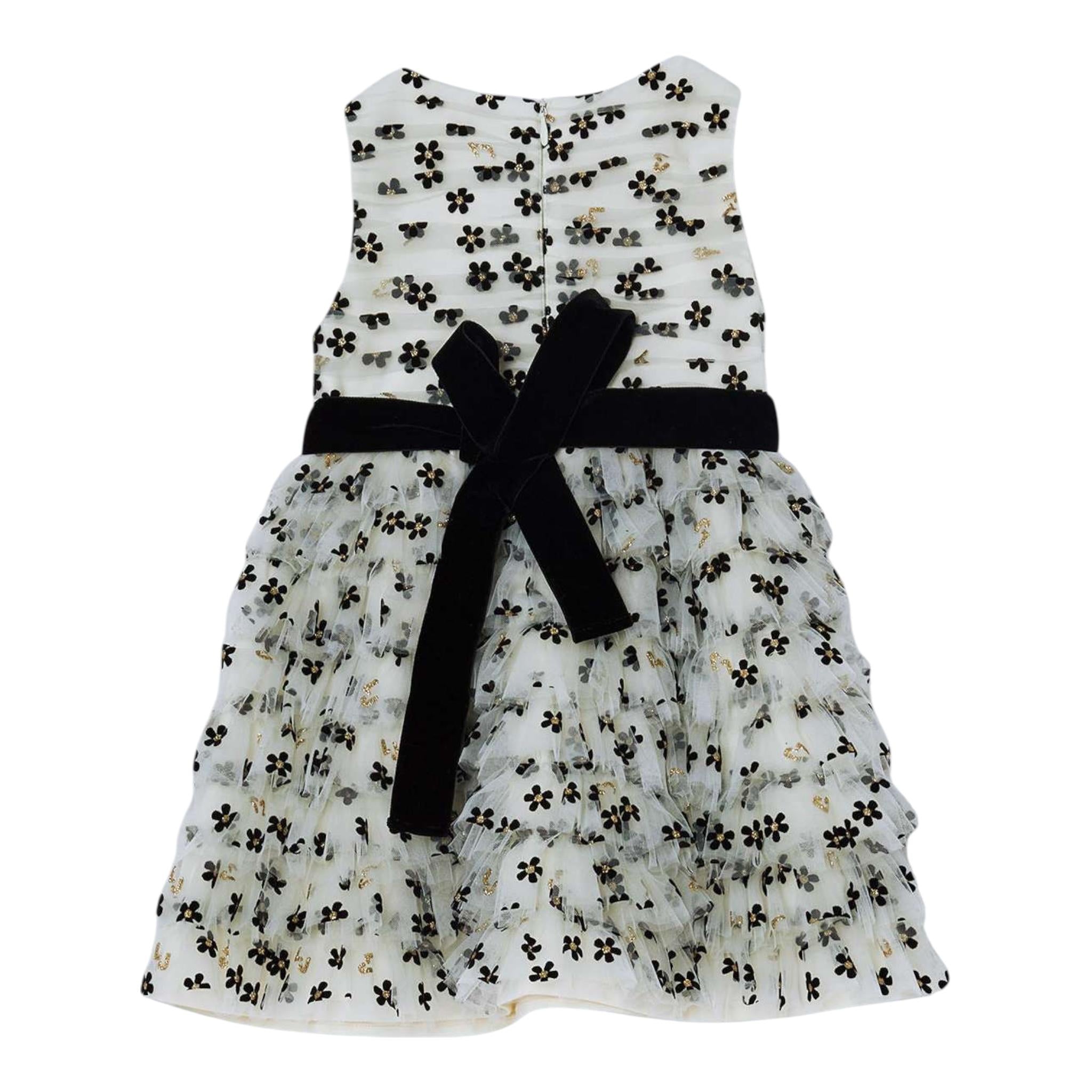 LIU JO abito giromanica tinta unita con tulle e fori Panna per Bambina KF4103JXX PANNA LIU JO