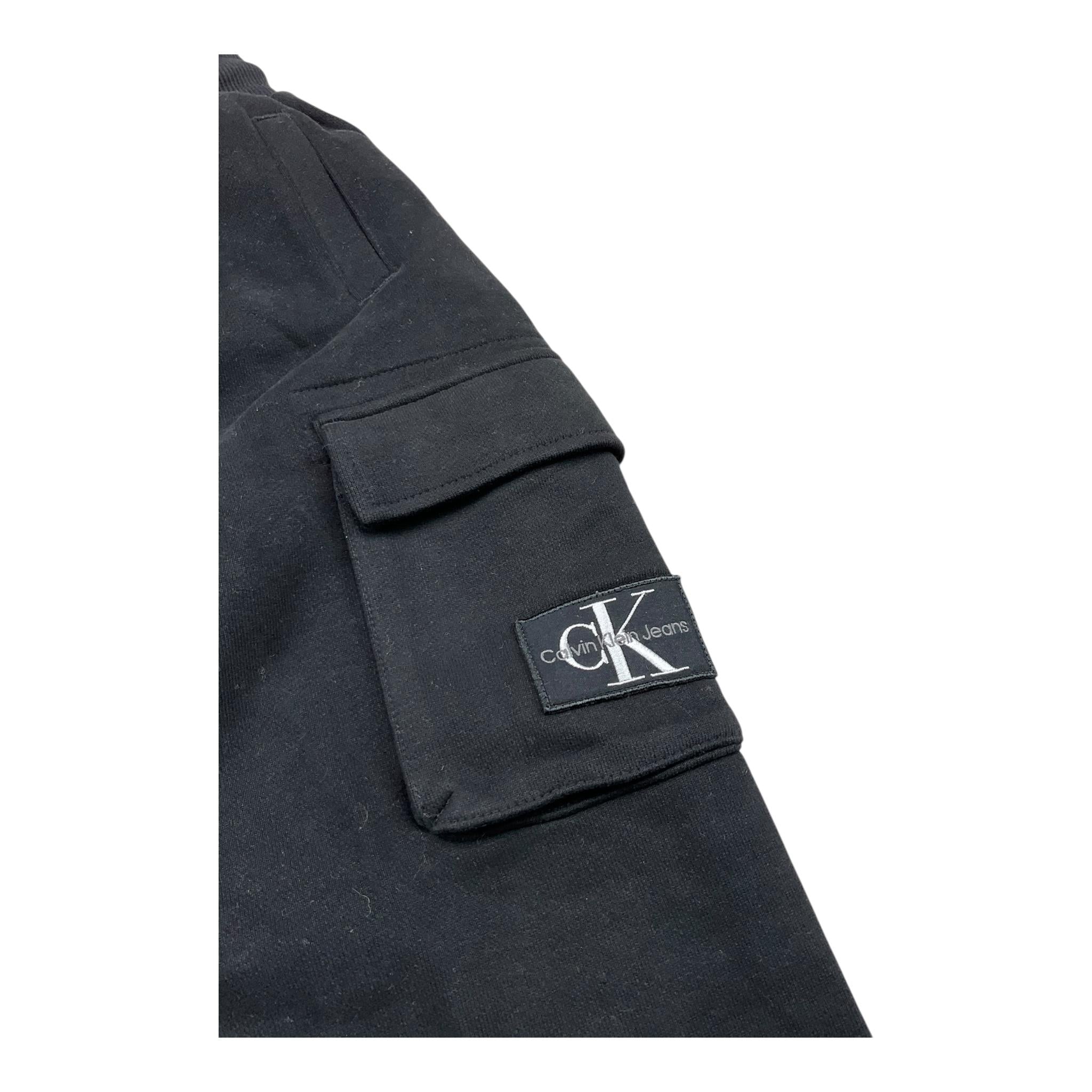 CALVIN KLEIN pantalone modello tuta tinta unita Nero per Bambino IB0IB01600 NERO CALVIN KLEIN