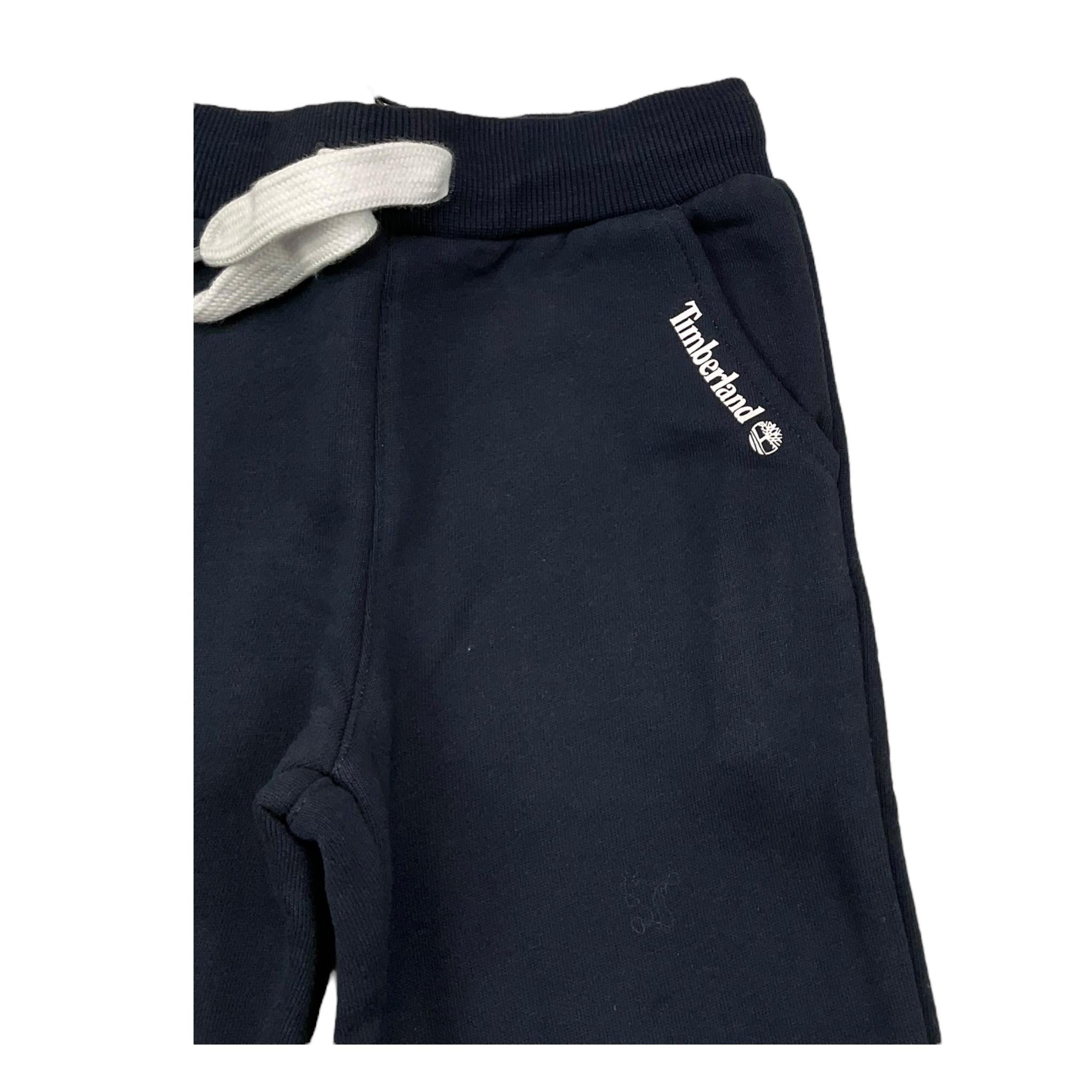 TIMBERLAND pantalone tuta tinta unita con logo Blu per Bambino T24C38 BLU TIMBERLAND