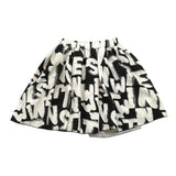 TWINSET gonna tinta unita logata Nero per Bambina 232GJ2252 NERO TWINSET