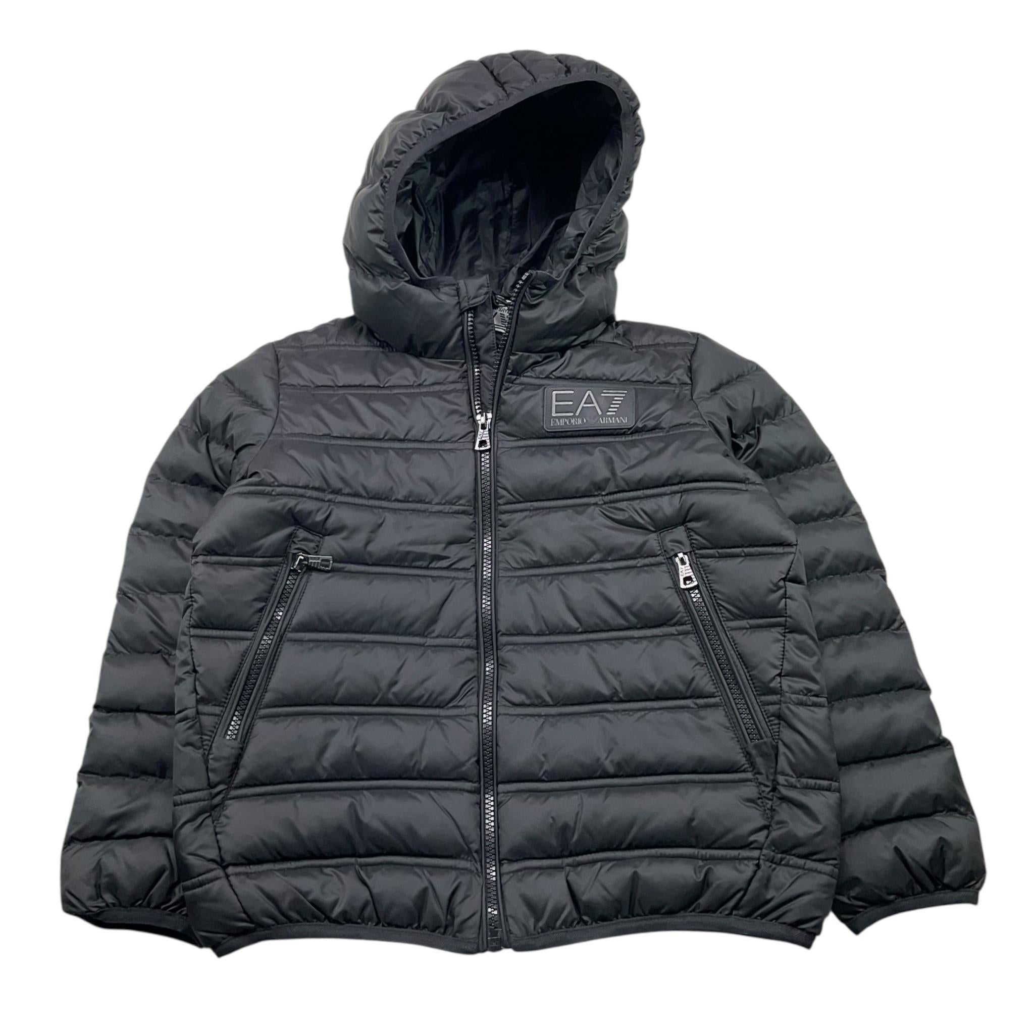 EMPORIO ARMANI giubbino tinta unita con cappuccio Nero per Bambino 6RBB03 NERO EMPORIO ARMANI