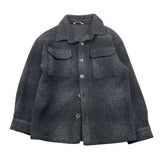 PAOLO PECORA giacca tinta unita modello camicia Nero per Bambino PP4147 NERO PAOLO PECORA