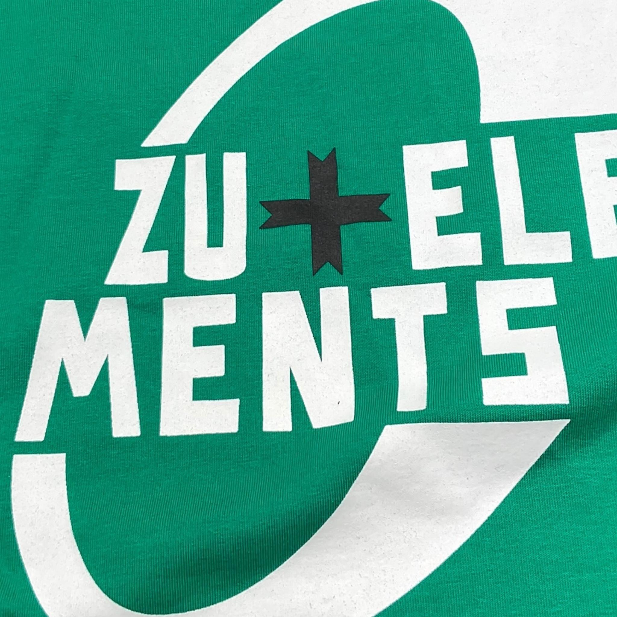 ZU+ELEMENTS completo 2pz felpa-pantalone tinta unita Verde/nero per Bambino ZU1717 VERDE/NERO ZU+ELEMENTS