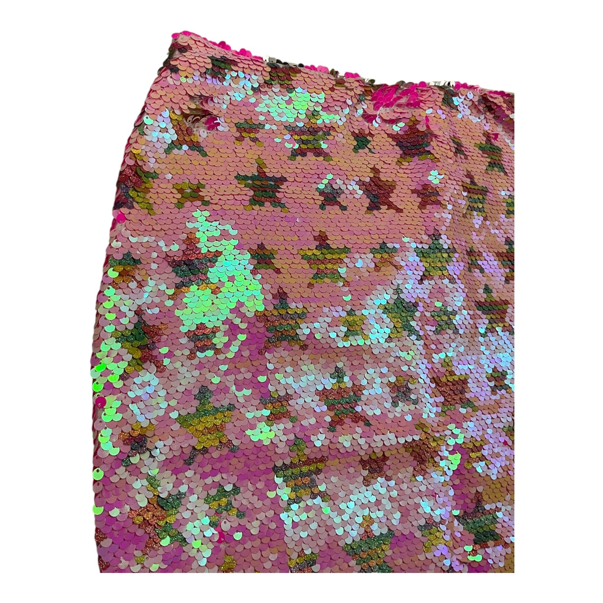 MARC ELLIS gonna tinta unita paillettata Rosa per Bambina JMJSK15730 ROSA MARC ELLIS