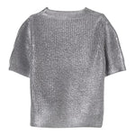DIESEL t-shirt tinta unita girocollo con logo Argento per Bambina J02069 ARGENTO DIESEL