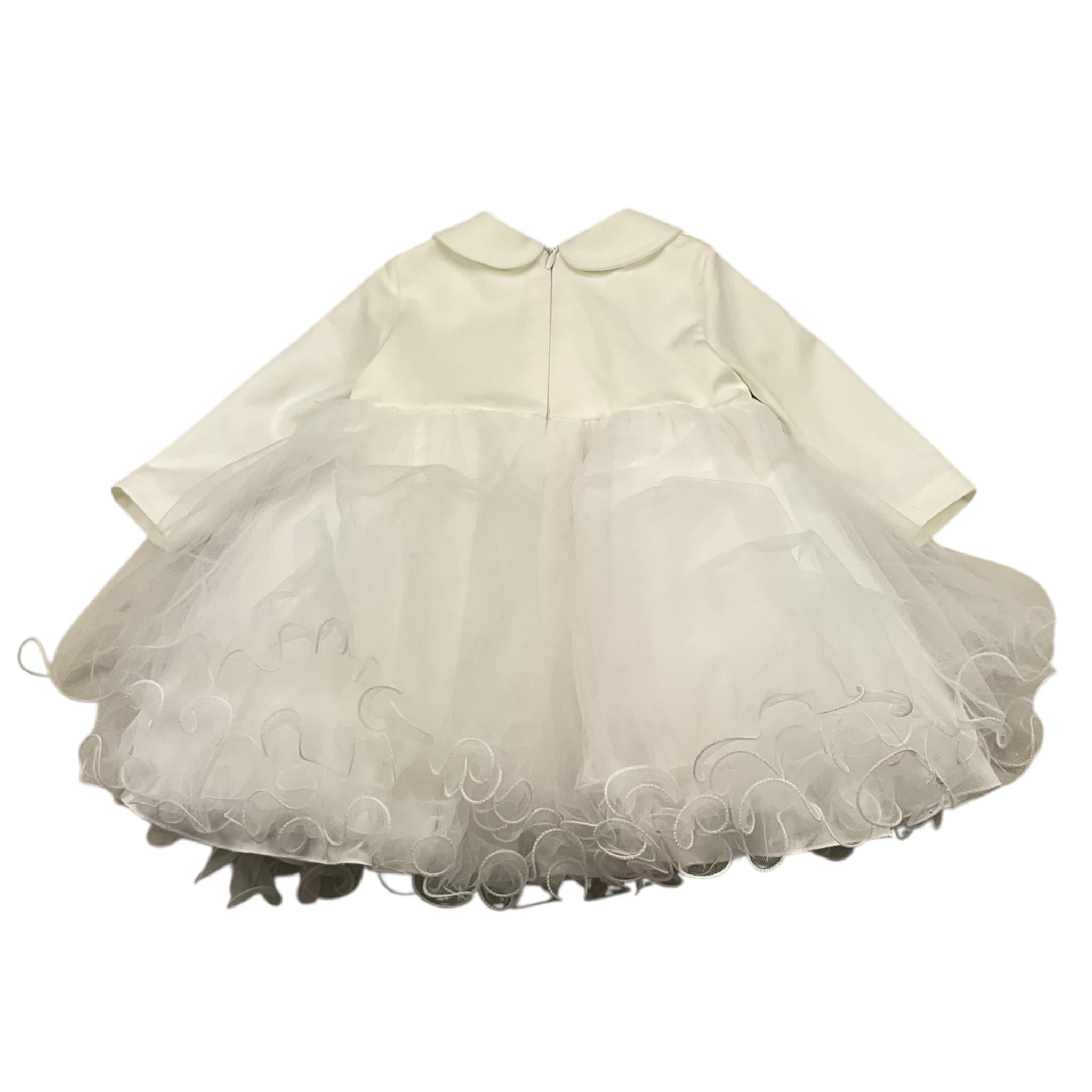 LE BEBE' abito manica lunga tinta unita Panna per Neonata LBG6176 PANNA LE BEBE'