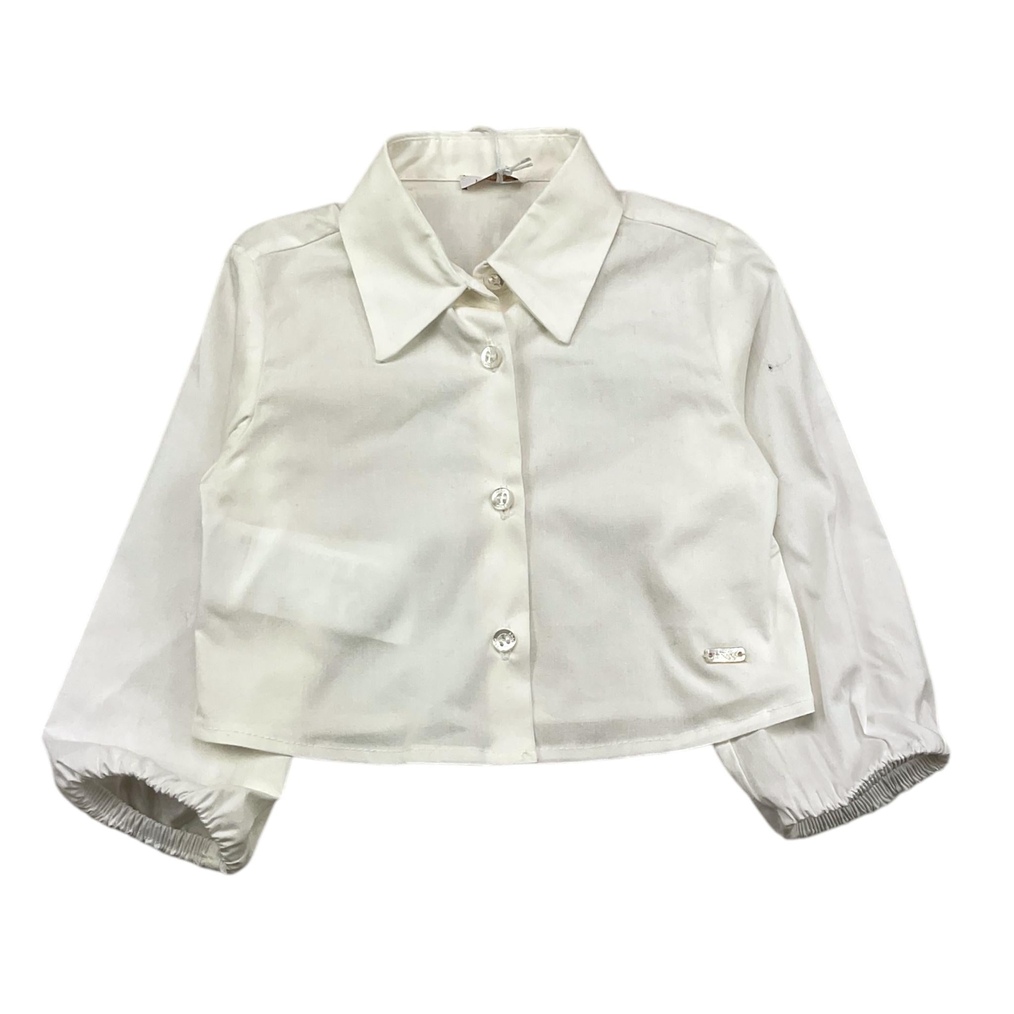 LE BEBE' camicia manica lunga tinta unita Panna per Neonata LBG6066 PANNA LE BEBE'