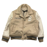 I'M BRIAN giubbino tinta unita cn maniche in contrasto Beige per Neonato GIU3039JX BEIGE I'M BRIAN