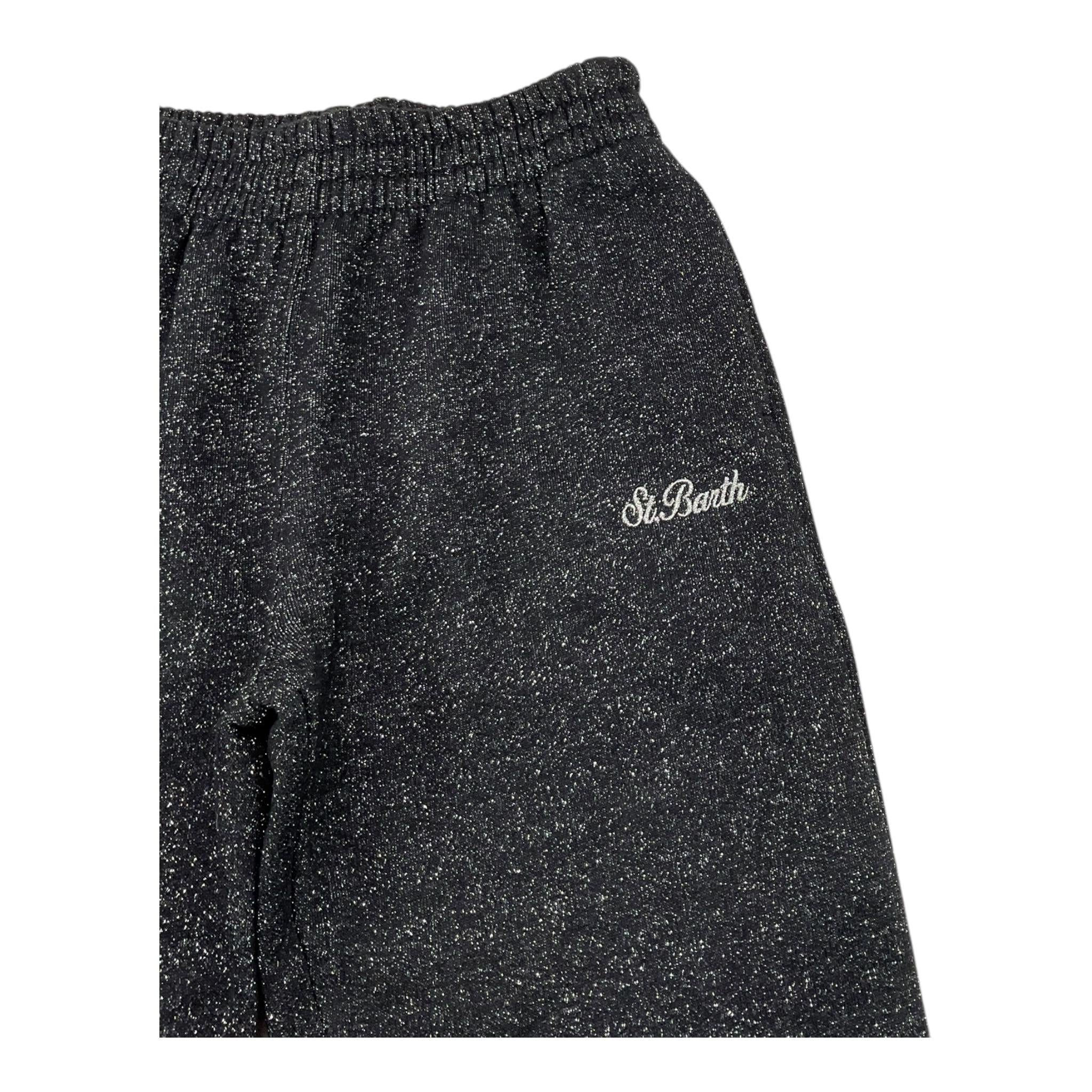 SAINT BARTH pantalone tuta tinta unita glitterato Nero per Bambina ODALYS NERO SAINT BARTH