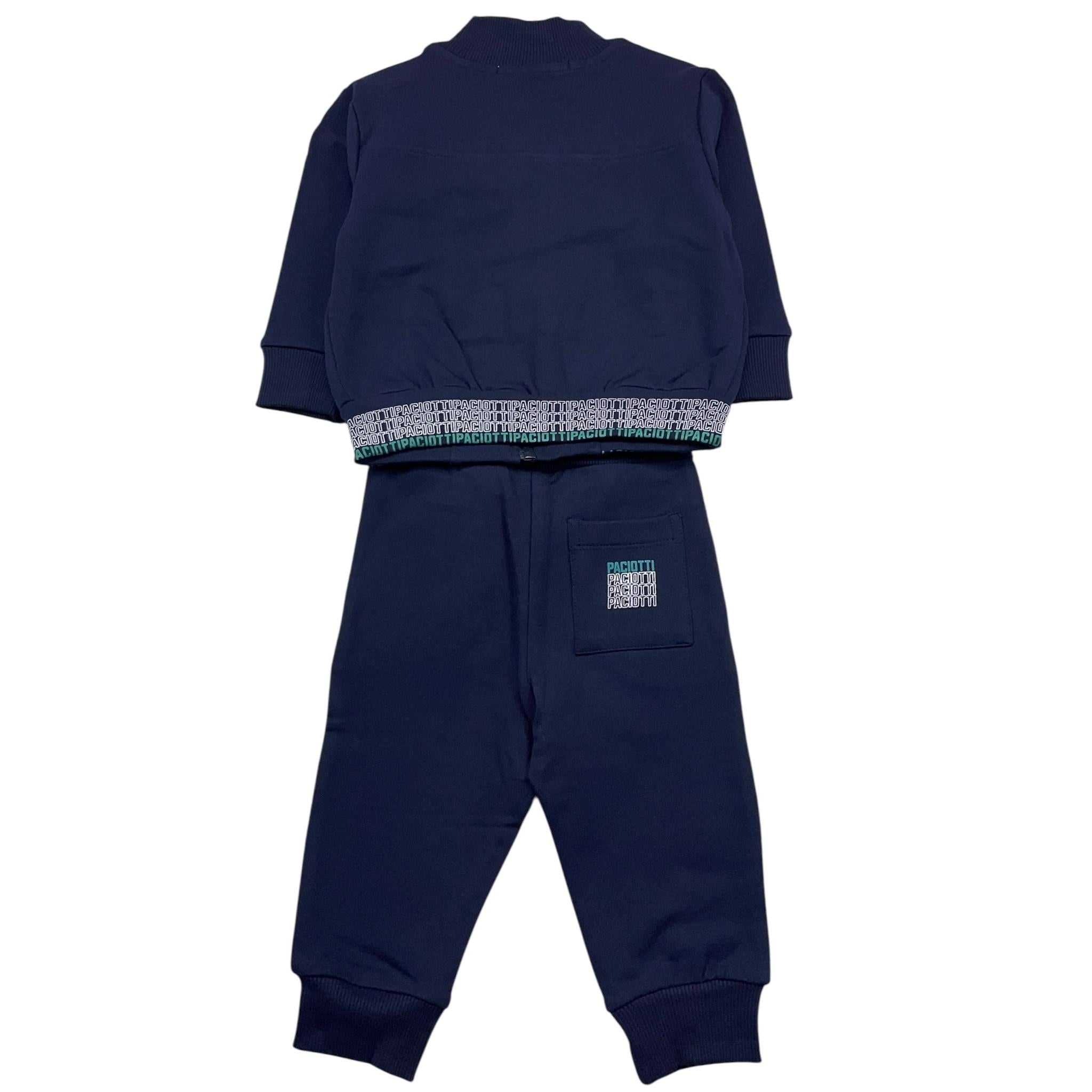 CESARE PACIOTTI completo 2 pezzi felpa-pantalone tinta unita Blu per Neonato COMP4306B BLU CESARE PACIOTTI
