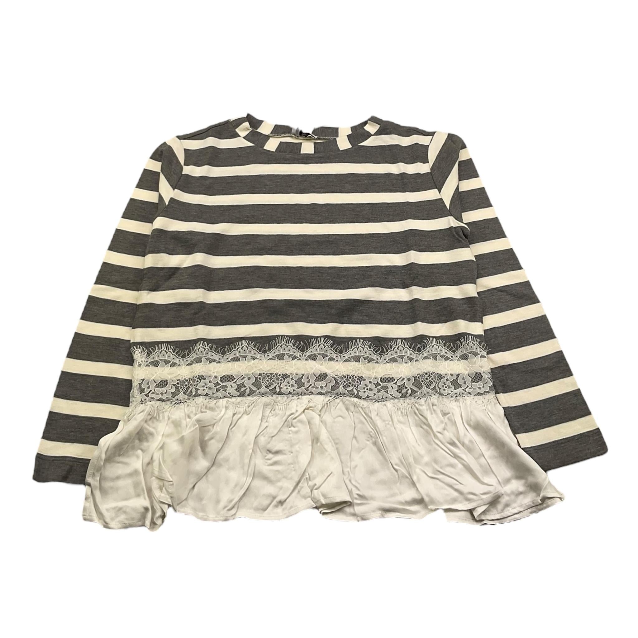 MONNALISA maglia fantasia a righe Bianco/grigio per Bambina 176605 BIANCO/GRIGIO MONNALISA