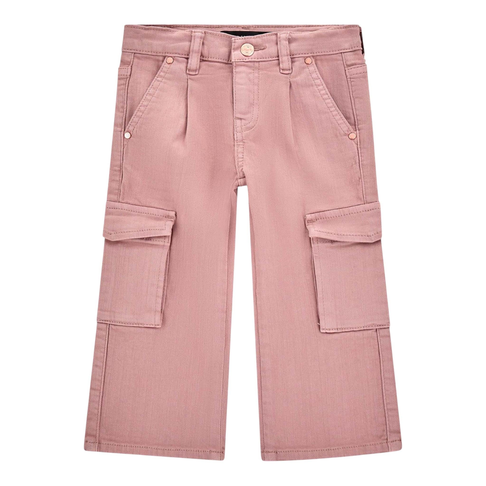 GUESS pantalone tinta unita con girovita regolabile Rosa per Bambina K4BB07WE620X ROSA GUESS