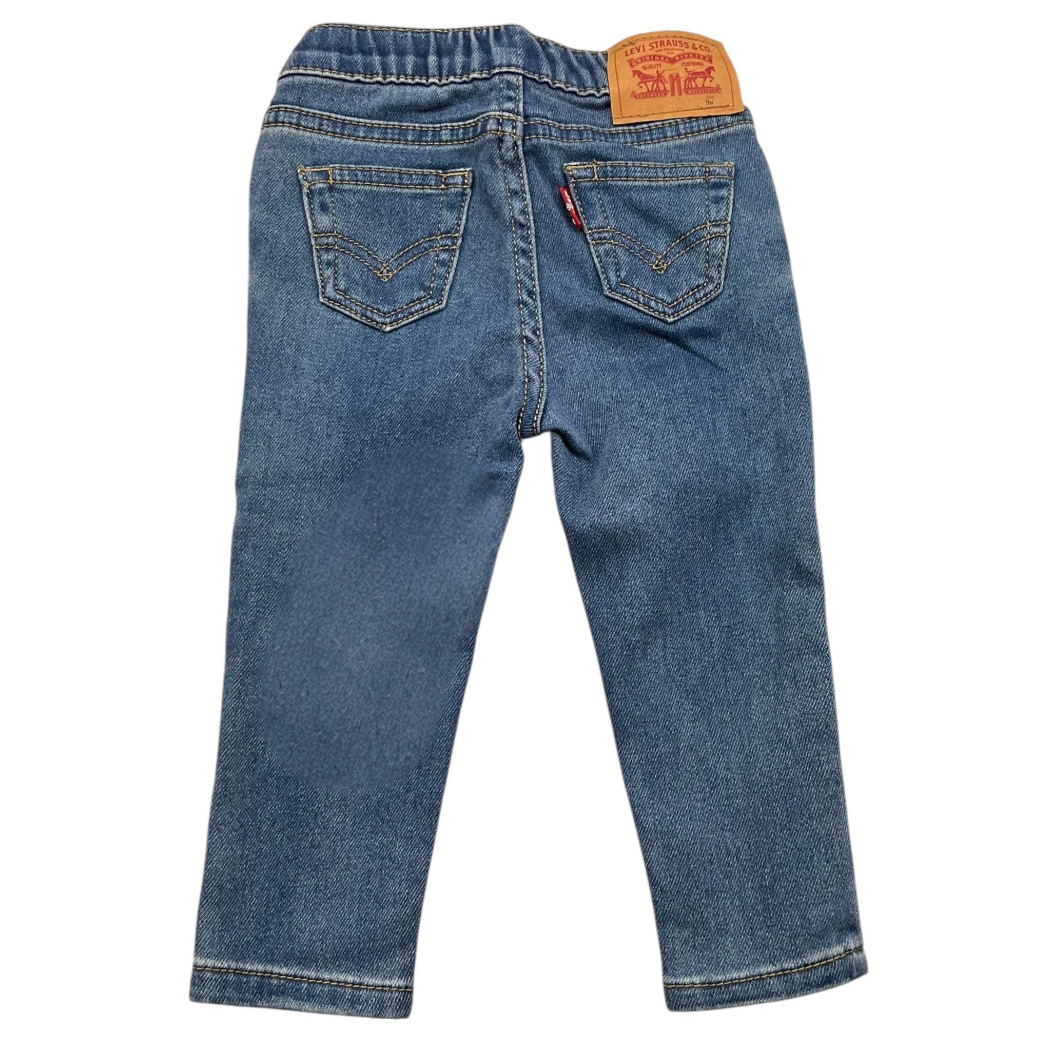 LEVI'S jeans tinta unita con elastico in vita Blu per Neonato 6EC946 BLU LEVI'S