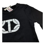 TWINSET shirt girocollo tinta unita con stampa Nero per Bambina 242GJ2032XXXX NERO TWINSET